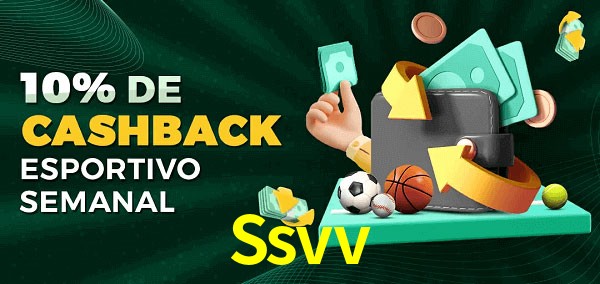 10% de bônus de cashback na Ssvv